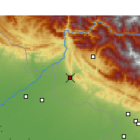 Nearby Forecast Locations - Džammú - Mapa