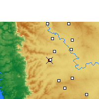 Nearby Forecast Locations - Kolhápur - Mapa