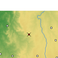 Nearby Forecast Locations - Ratlám - Mapa