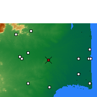 Nearby Forecast Locations - Taňčávúr - Mapa