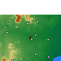 Nearby Forecast Locations - Tiruččiráppalli - Mapa