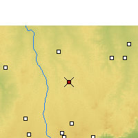 Nearby Forecast Locations - Udždžain - Mapa