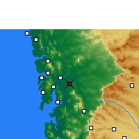 Nearby Forecast Locations - Ulhásnagar - Mapa