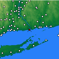 Nearby Forecast Locations - Old Saybrook - Mapa