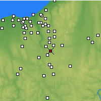 Nearby Forecast Locations - Tallmadge - Mapa