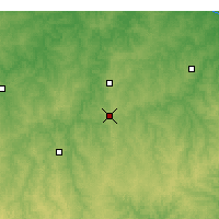 Nearby Forecast Locations - Rolla - Mapa