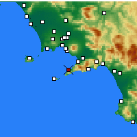 Nearby Forecast Locations - Sorrento - Mapa