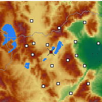 Nearby Forecast Locations - Amyntaio - Mapa