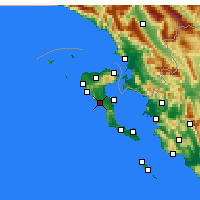 Nearby Forecast Locations - Parelioi - Mapa
