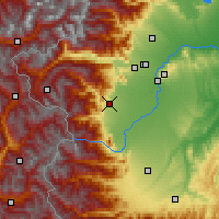 Nearby Forecast Locations - Pinerolo - Mapa
