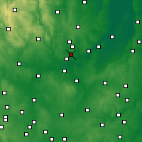 Nearby Forecast Locations - Broxtowe - Mapa