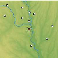 Nearby Forecast Locations - Plattsmouth - Mapa