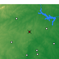 Nearby Forecast Locations - Roxboro - Mapa
