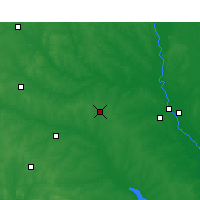 Nearby Forecast Locations - Marshall - Mapa