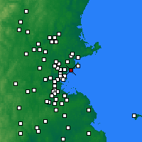 Nearby Forecast Locations - Lynn - Mapa