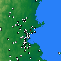 Nearby Forecast Locations - Peabody - Mapa
