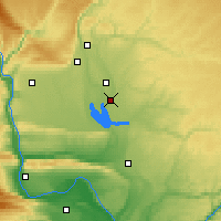 Nearby Forecast Locations - Moses Lake - Mapa