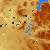 Nearby Forecast Locations - Post Falls - Mapa