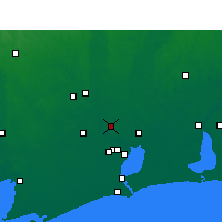Nearby Forecast Locations - Vidor - Mapa