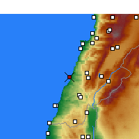 Nearby Forecast Locations - Sidón - Mapa
