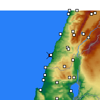 Nearby Forecast Locations - Aadloun - Mapa