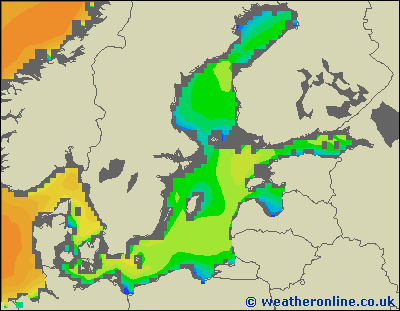 Baltic Sea SE - Výška vln - Ne, 29 11, 07:00 SEČ