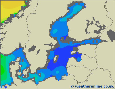 Baltic Sea SE - Výška vln - So, 07 05, 02:00 SELČ