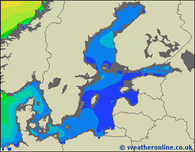 Baltic Sea SE - Výška vln - So, 07 05, 14:00 SELČ