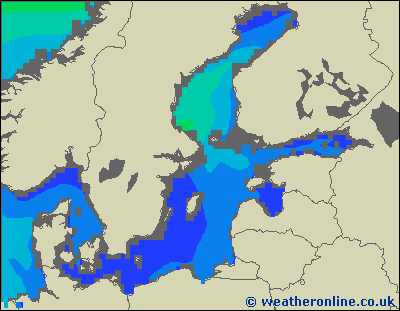 Baltic Sea SE - Výška vln - Pá, 27 05, 20:00 SELČ