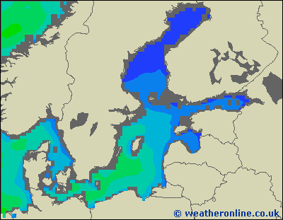 Baltic Sea SE - Výška vln - Po, 30 05, 02:00 SELČ
