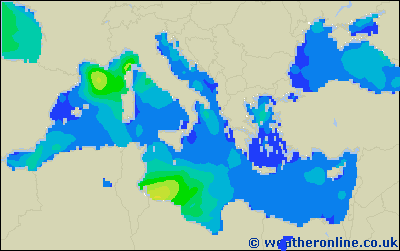 Ionian Sea - Výška vln - Čt, 02 06, 08:00 SELČ