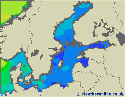 Baltic Sea SE - Výška vln - St, 29 06, 14:00 SELČ