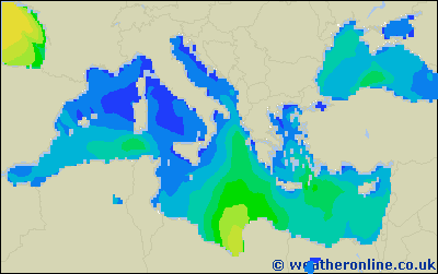 Ionian Sea - Výška vln - Čt, 30 06, 08:00 SELČ
