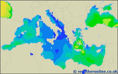 Balearic Islands - Výška vln - Čt, 01 09, 08:00 SELČ