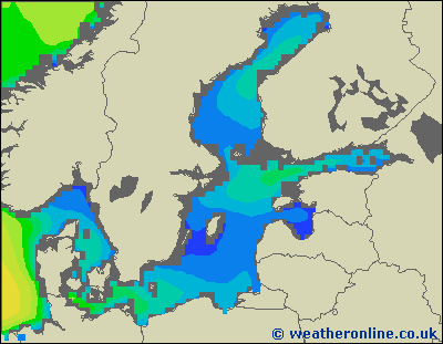 Baltic Sea SE - Výška vln - Po, 01 05, 08:00 SELČ