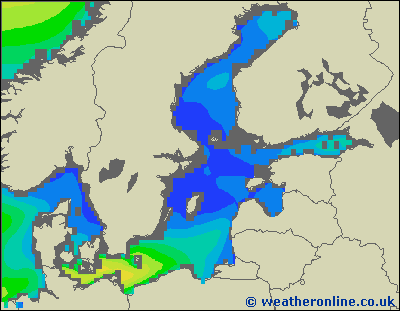 Baltic Sea SE - Výška vln - Út, 02 05, 20:00 SELČ