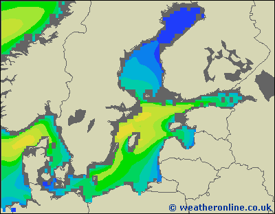 Baltic Sea SE - Výška vln - Pá, 30 06, 08:00 SELČ