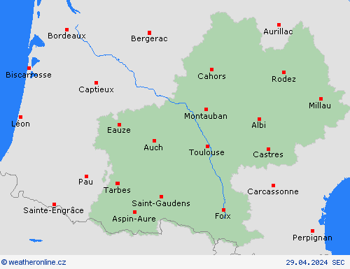 Mapa počasí