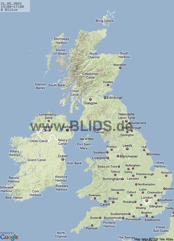 Blesk Spojené království 15:00 UTC Sat 21 May