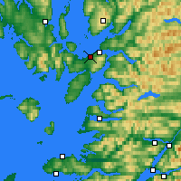 Nearby Forecast Locations - Skye - Mapa