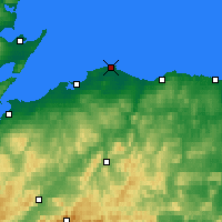 Nearby Forecast Locations - Lossiemouth - Mapa