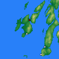 Nearby Forecast Locations - Port Askaig - Mapa