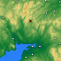 Nearby Forecast Locations - Eskdalemuir - Mapa