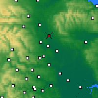 Nearby Forecast Locations - Thirsk - Mapa
