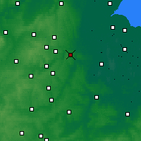 Nearby Forecast Locations - Peterborough - Mapa