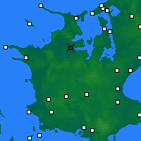 Nearby Forecast Locations - Holbæk - Mapa