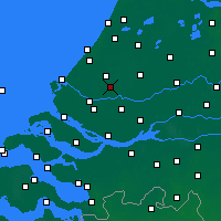 Nearby Forecast Locations - Rotterdam - Mapa