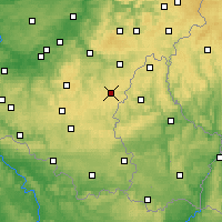 Nearby Forecast Locations - Bastogne - Mapa