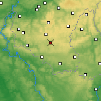 Nearby Forecast Locations - Neufchâteau - Mapa