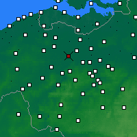 Nearby Forecast Locations - Gent - Mapa